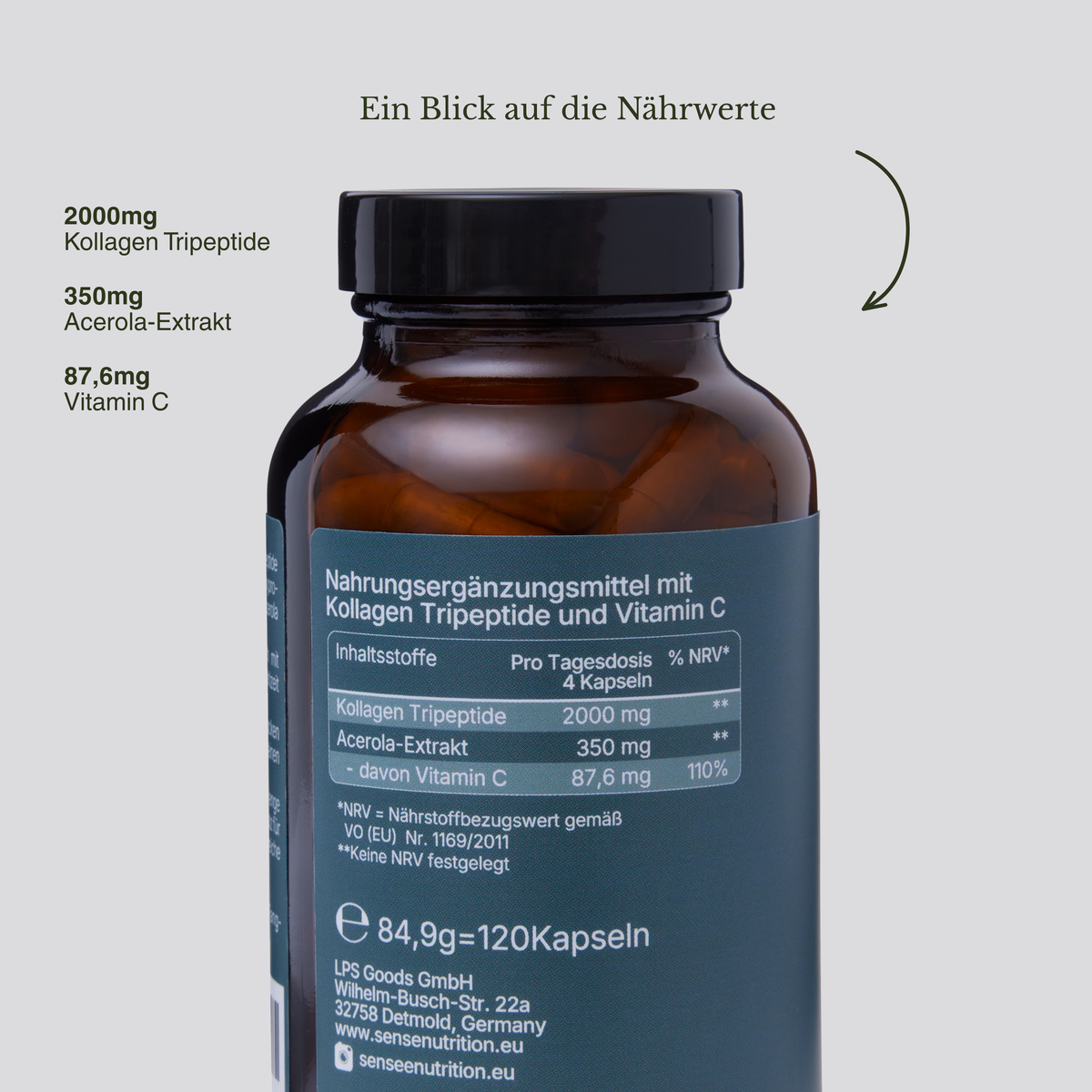 BeautyCollagen Marine Kollagen Kapseln