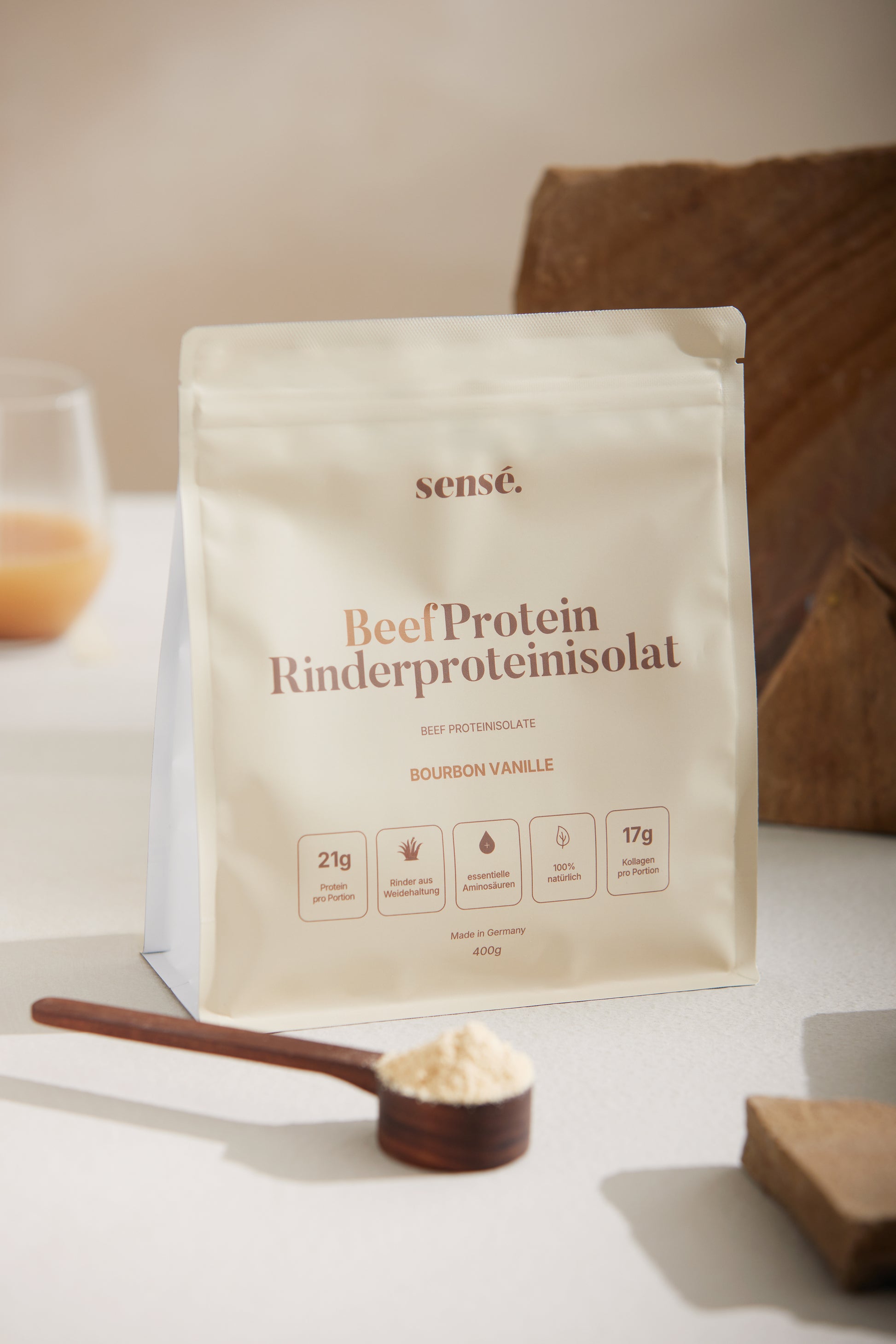 sensé BeefProtein Rinderprotein – Lifestyle-Motiv