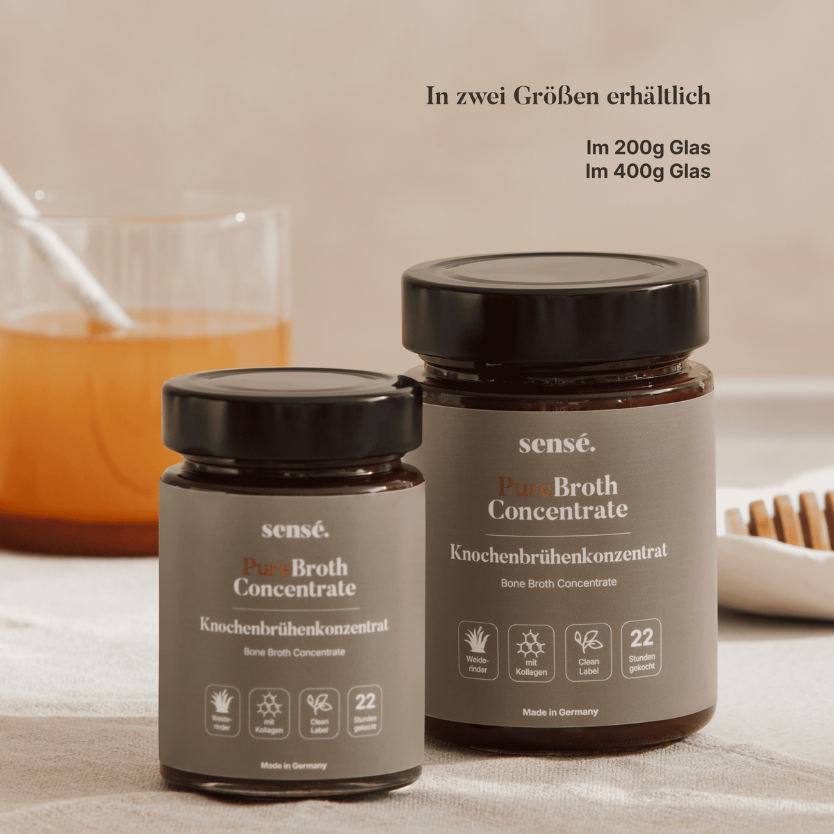 Knochenbrühe-Konzentrat vom Weiderind – 200 g