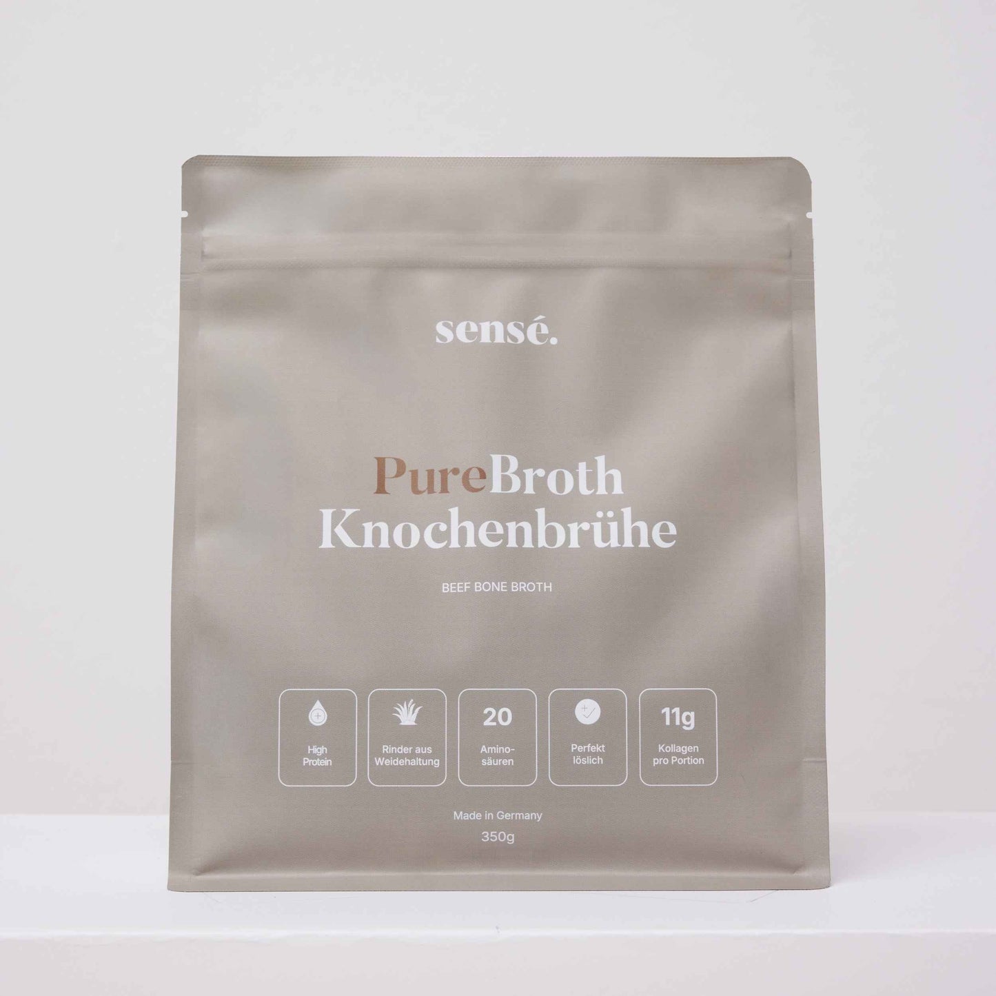 PureBroth Knochenbrühe Pulver im 350-g-Beutel
