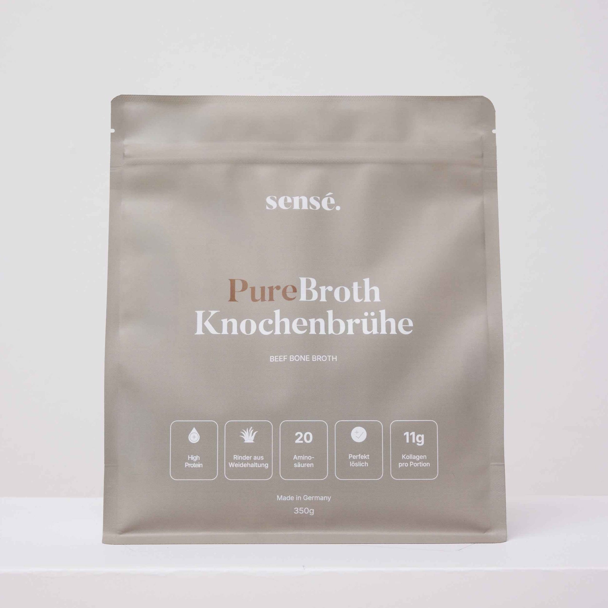 PureBroth Knochenbrühe Pulver im 350-g-Beutel