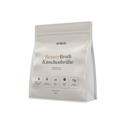sensé BeautyBroth Knochenbrühe Pulver – Seitenansicht links